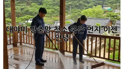 대야미 방충망 청소🧹✨ 묵은 먼지, 이젠 안녕!